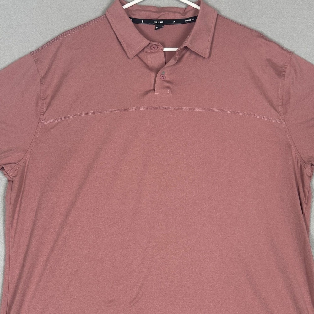 Public Rec Go-To Polo Shirt Mens 2XL Mauve Pink PROTX2 Golf Performance Rugby